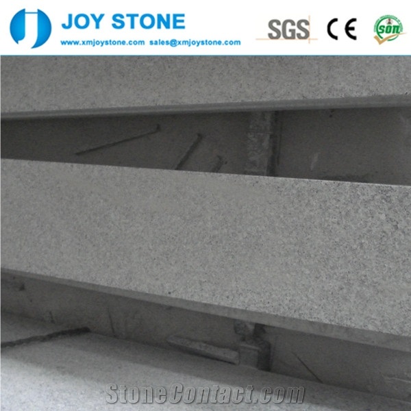 Whole Sales Cheap Flamed G603 Bianco Crystal Granite Stair Riser Step