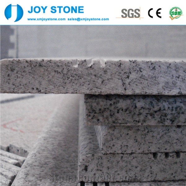 Whole Sales Cheap Flamed G603 Bianco Crystal Granite Stair Riser Step