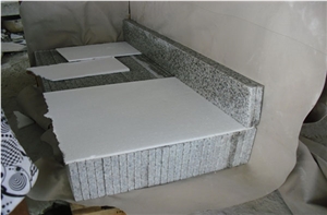 Alternative Flamed G655 White Granite Stair Steps