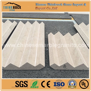 Diy-Friendly Customzied Design Beige Yellow Limestone Wall Cladding