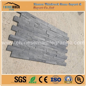 No Radioactivity Basalt Pure Black Ledge Exposed Brick Wall