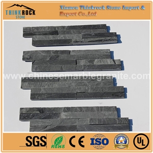 No Radioactivity Basalt Pure Black Ledge Exposed Brick Wall