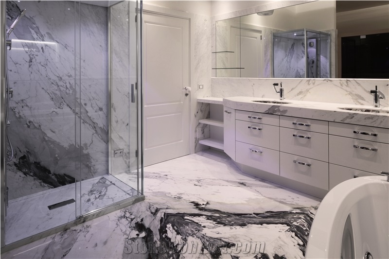 Calacatta Carrara Bath Design