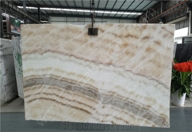 Beige Onyx Slab & Tile, China Beige Onyx