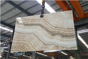 Beige Onyx Slab & Tile, China Beige Onyx