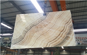 Beige Onyx Slab & Tile, China Beige Onyx