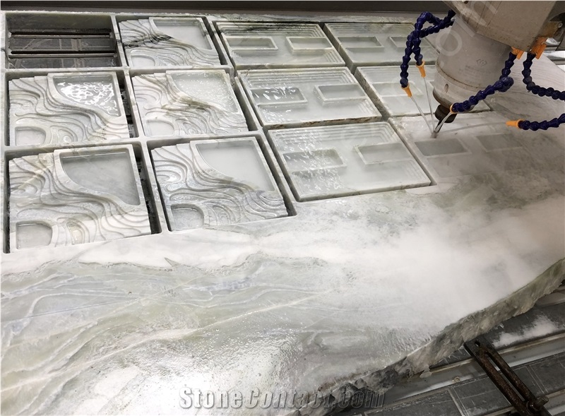 Magic Seaweed Marble Sculpture