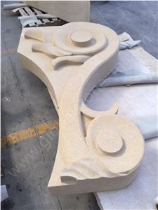 Moca Cream Limestone Sculpture Wall Stone