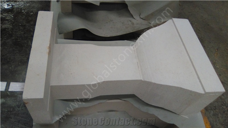 Moca Cream Limestone Sculpture Wall Stone