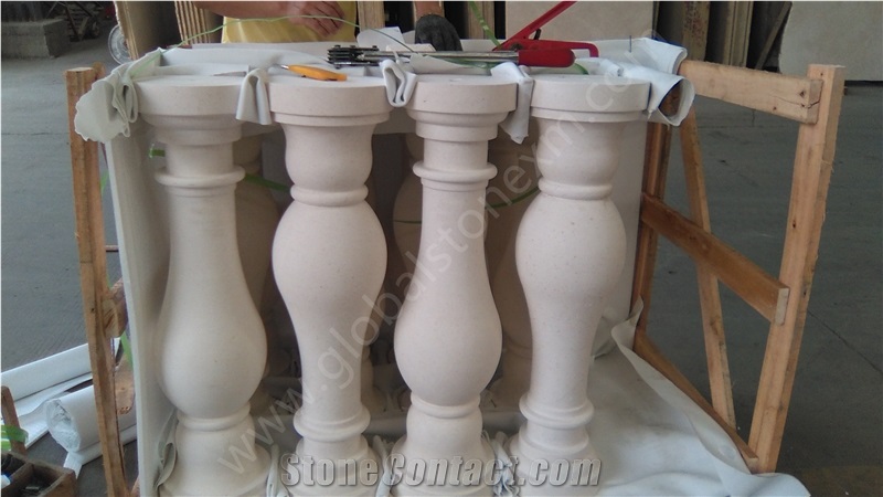 Moca Cream Limestone Sculpture Wall Stone
