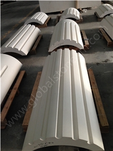 Moca Cream Limestone Sculptured Column