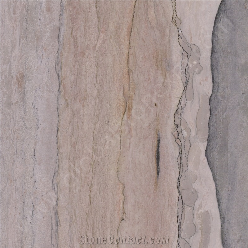 Pamir Cloud Marble Tiles and Slabs, Pink Marble Tiles
