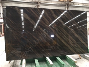 Quicksand Brown Granite Tiles and Slabs, Water Jet Brown Granite Tiles