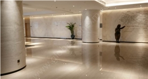 Serpeggiante Marble Column, Serpeggiante Tiles, Beige Marble Tiles