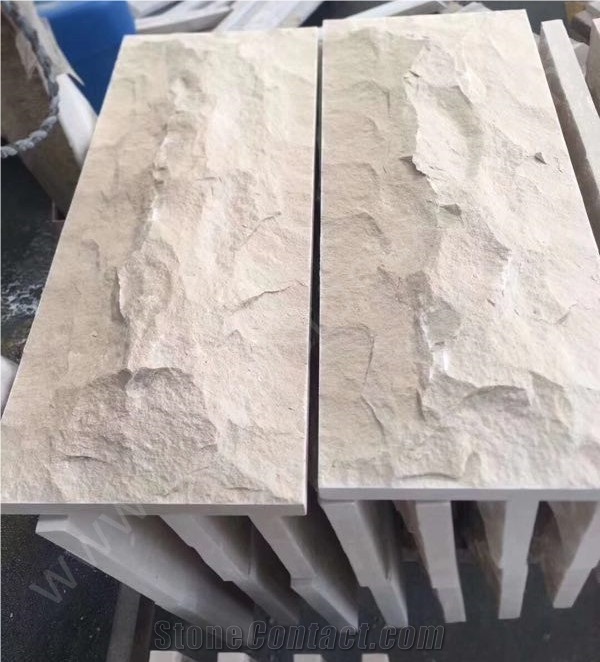 Tippy Beige Limestone Walling Tiles,Cnc Wall Panel