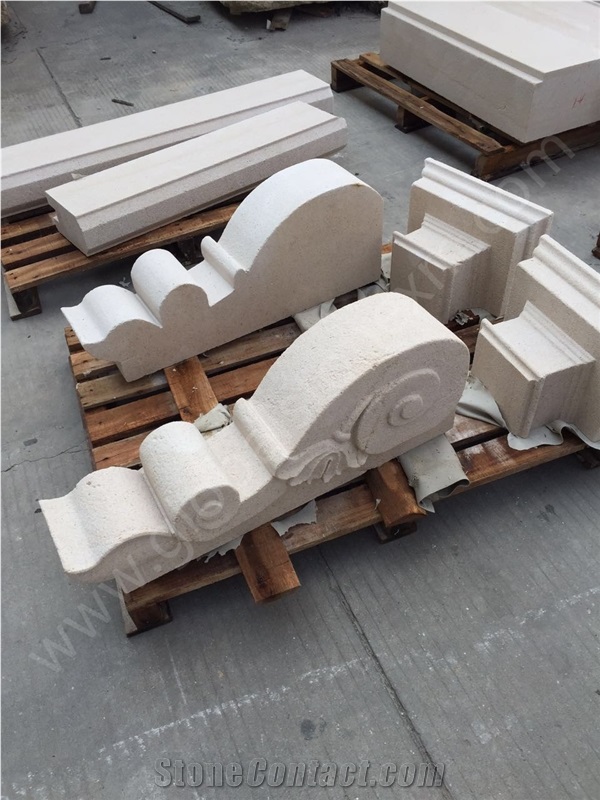Turkish Crema Cloudy Limestone Sculpture Wall Stone