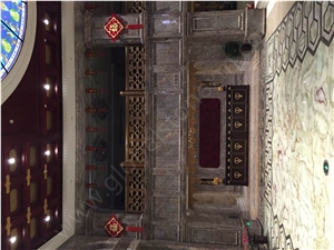 Violet Glod Marble Slab Tile Panel Interial Decorations