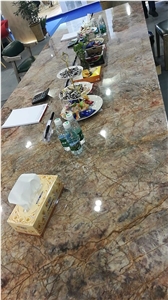 Violet Gold Marble Table,