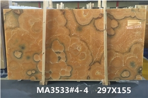 Backlit Translucent Agate Onyx Slabs & Tiles,Yellow Onyx Wall Covering