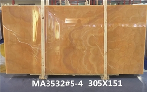 Backlit Translucent Agate Onyx Slabs & Tiles,Yellow Onyx Wall Covering