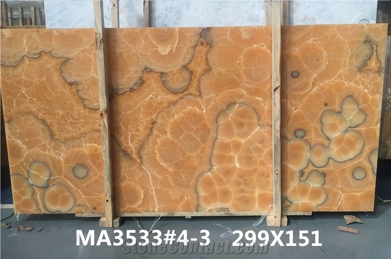 Backlit Translucent Agate Onyx Slabs & Tiles,Yellow Onyx Wall Covering