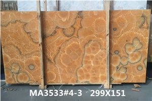 Backlit Translucent Agate Onyx Slabs & Tiles,Yellow Onyx Wall Covering