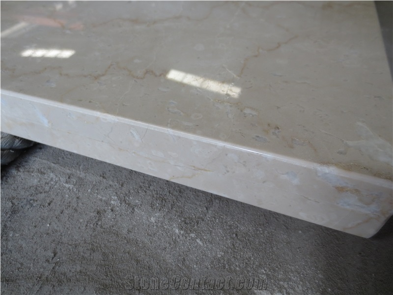 Cheap Italian Botticino Classico Marble Kitchen Island Tops