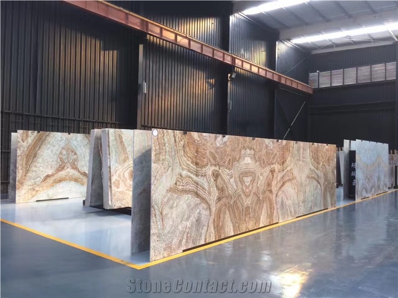 Cloudy Onyx Slabs, Iran Onyx, China Onyx