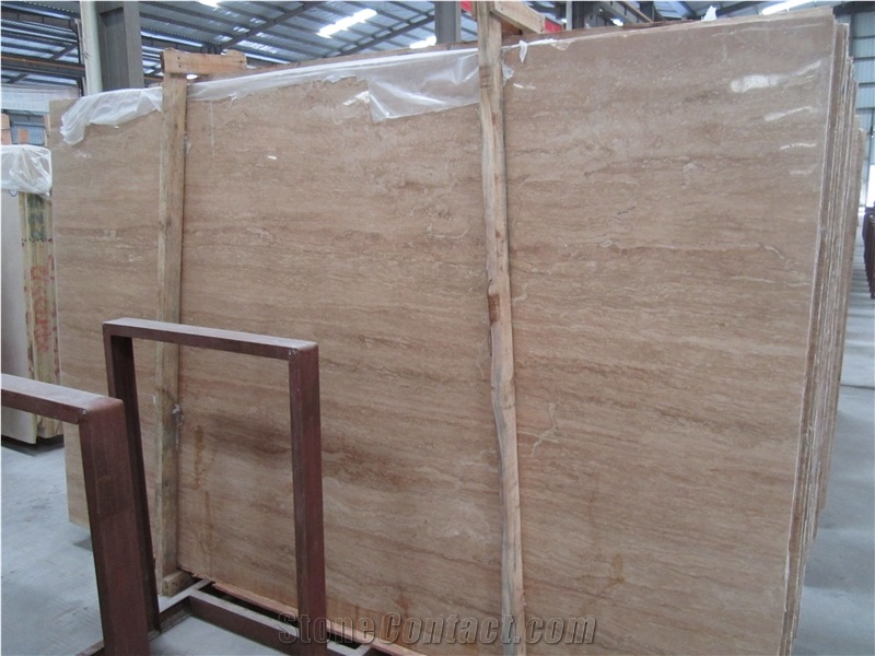 Imported Wooden Travertine Slabs & Tiles,Brown Wood Travertine Slabs
