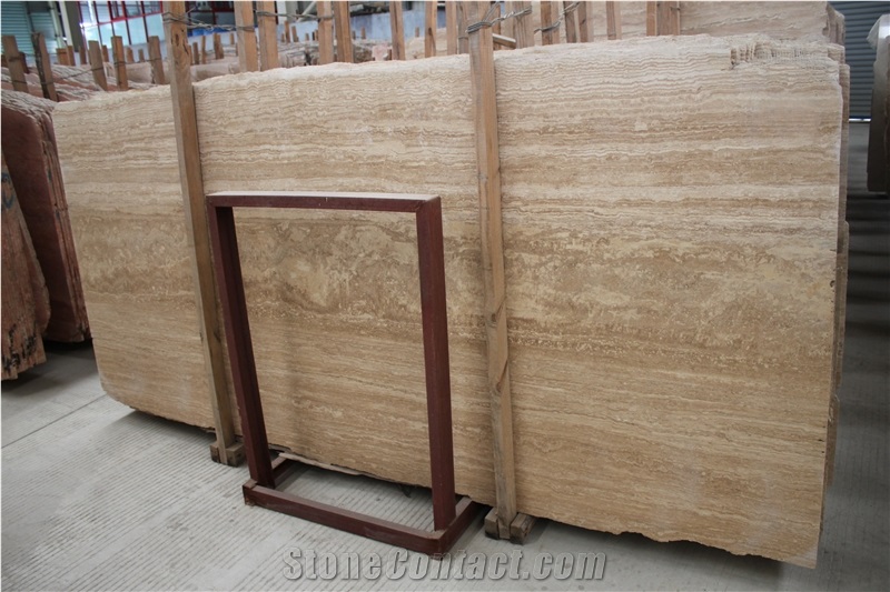 Imported Wooden Travertine Slabs & Tiles,Brown Wood Travertine Slabs