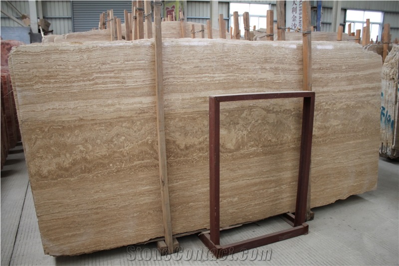 Imported Wooden Travertine Slabs & Tiles,Brown Wood Travertine Slabs