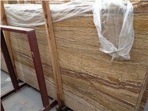 Iran Wood Grain Travertine Slabs,Wooden Skin Yellow Travertine Slabs Iran Wood Grain Travertine Slabs,Wooden Skin Yellow Travertine Slabs