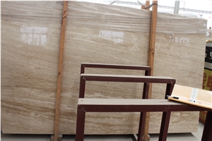 Turkey Light Travertine Slabs & Tiles,Vein Cut Light White Travertine