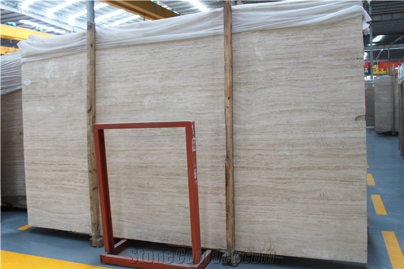 Turkey Light Travertine Slabs & Tiles,Vein Cut Light White Travertine