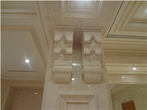 Corbels, Building Ornaments, Oman Beige Marble Building Ornaments