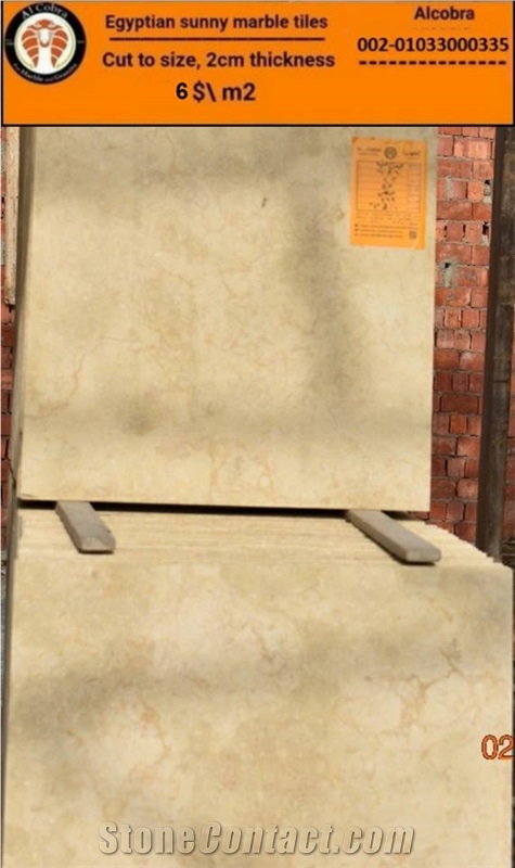 Sunny Marble Tiles