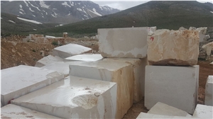Antalya Beige with Fossils Marble Block