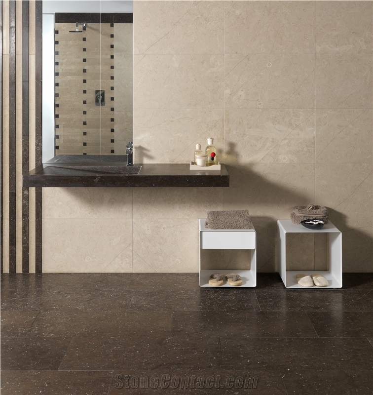 Rectangular Drop-In Marble Bathroom Sink