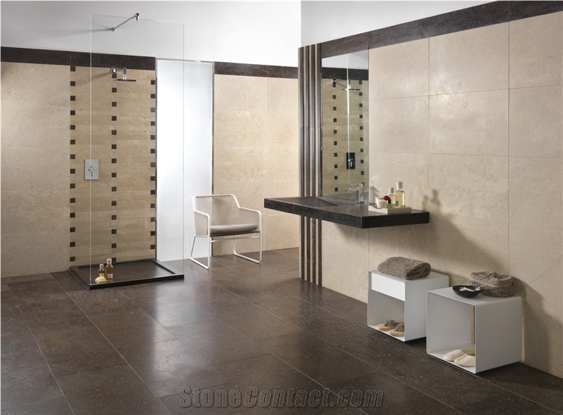Rectangular Drop-In Marble Bathroom Sink
