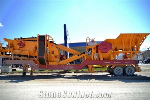 Mobile Stone Crushing Plant for Hard Material General 640