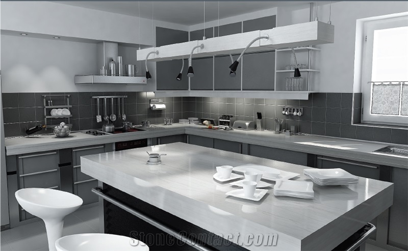 Arctic Liso Branco Macauba Pantheon White Macaubas Quartzite Slabs