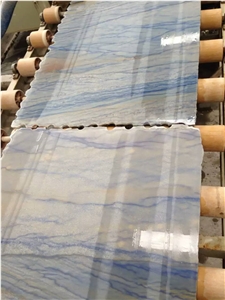 Azul Macaubas- Azul Imperial Blue Sky Grand Skylight Quartzite Slabs