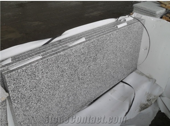 Bianco Sardo White Leopard G640 Sardinian Grey White Granite Tiles