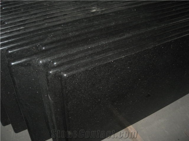Black Galaxy Granite Kitchen Countertops