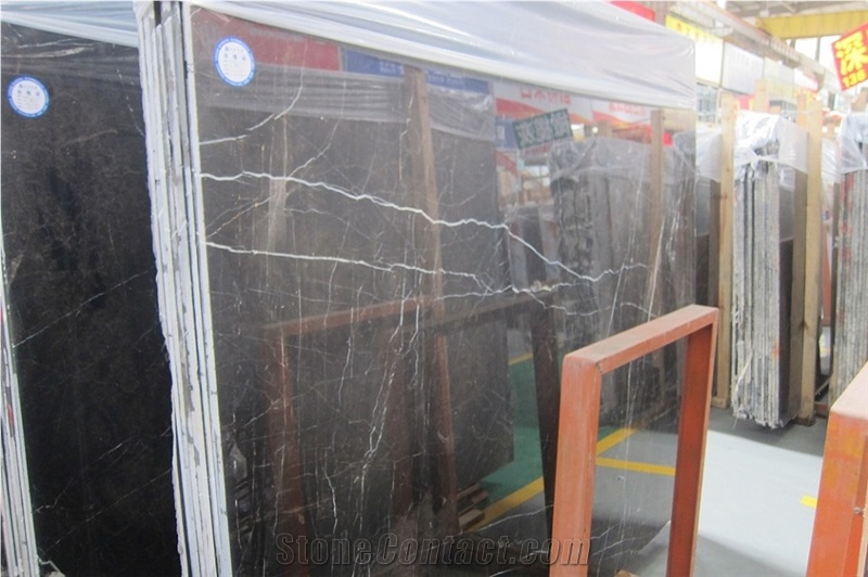 China Dark Emperador Marble St Laurent Brown Black Grey Marble Slabs