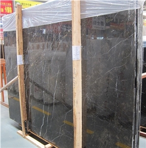 China Dark Emperador Marble St Laurent Brown Black Grey Marble Slabs