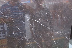 China Dark Emperador Marble St Laurent Brown Black Grey Marble Slabs