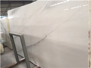 Colorado Lincoln White Marble with Gold Vein Colorado Yule Marble Slab