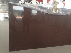 Crystal Dark Light Brown Mirror Sparkle Brown Quartz Stone