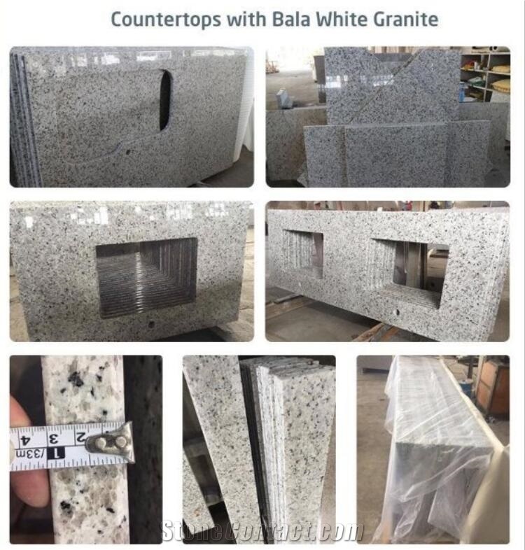 G383 Granite Slabs Tops Decoration Countertop with Bala White Granite